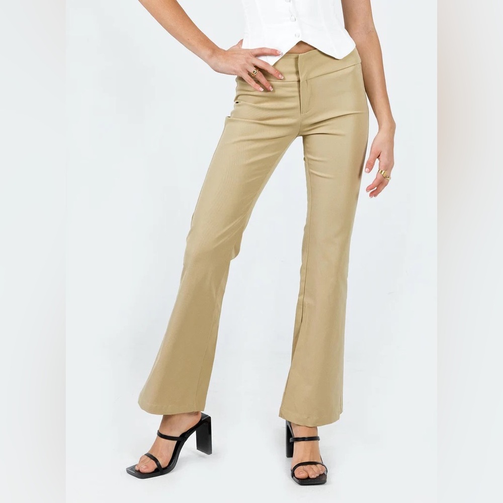 Princess Polly - Tabitha Low Rise Pants Beige
